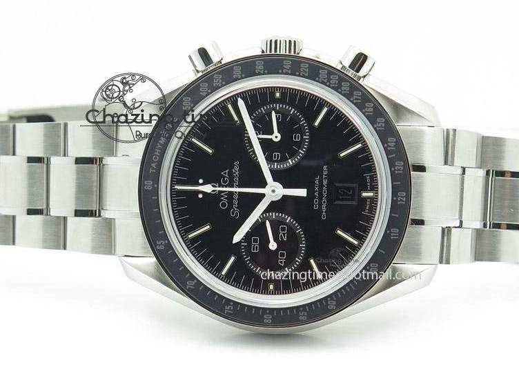 0728 Efficient Speedmaster Professional Moonwatch Chrono AXF Best Edition On SS Bracelet A 8286